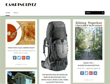 Tablet Screenshot of campinglivez.com